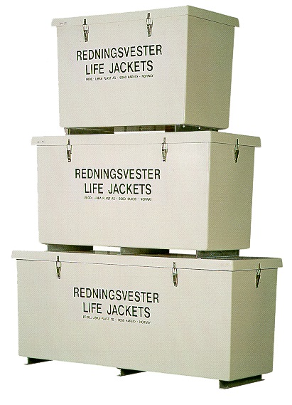 Life jacket on sale storage cabinet